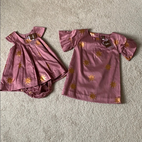 Tea Collection Other - Matching Dresses size 9-12 month and 3T